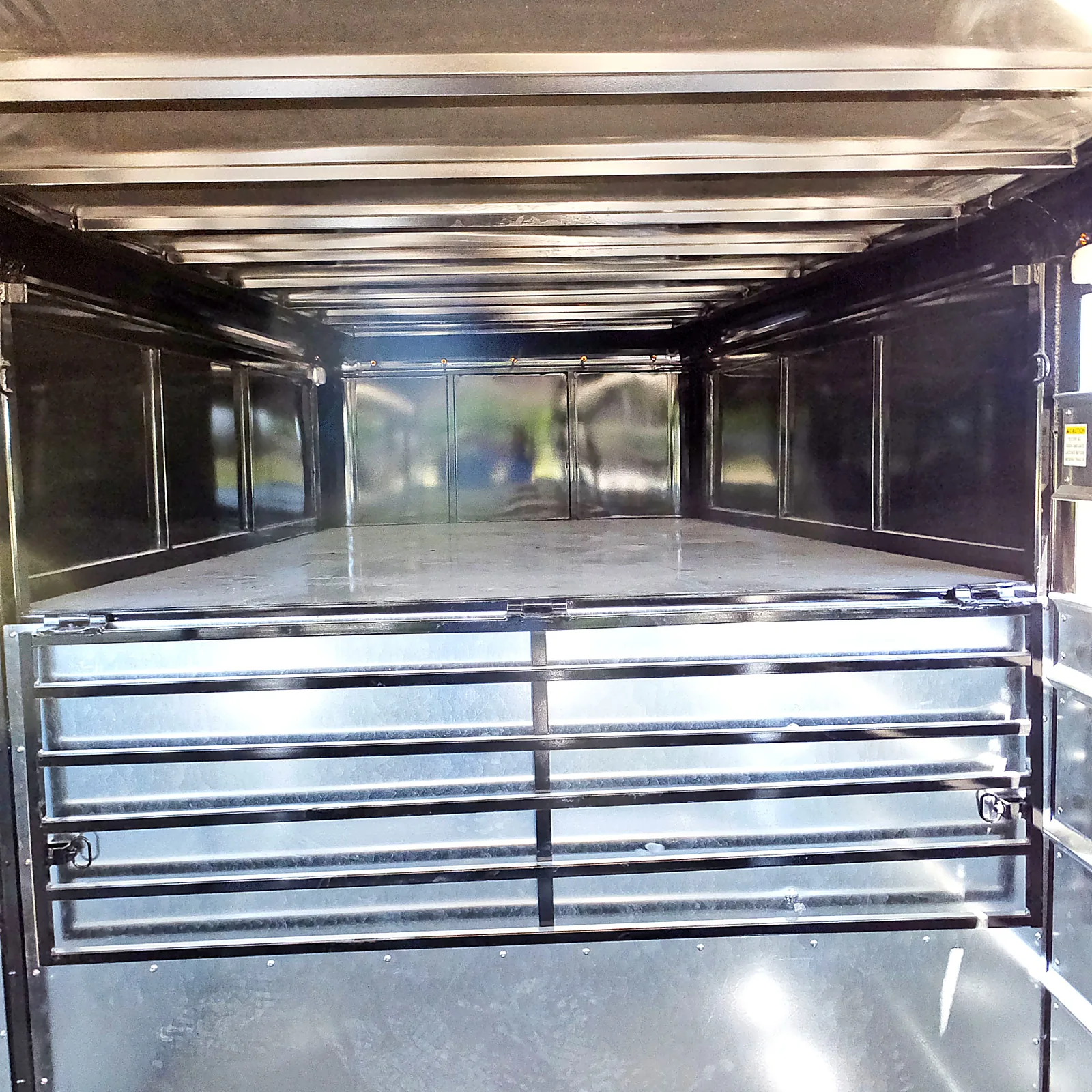 Calf gate down.